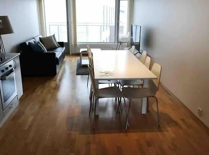 City Center Oslo Black And White Apartment